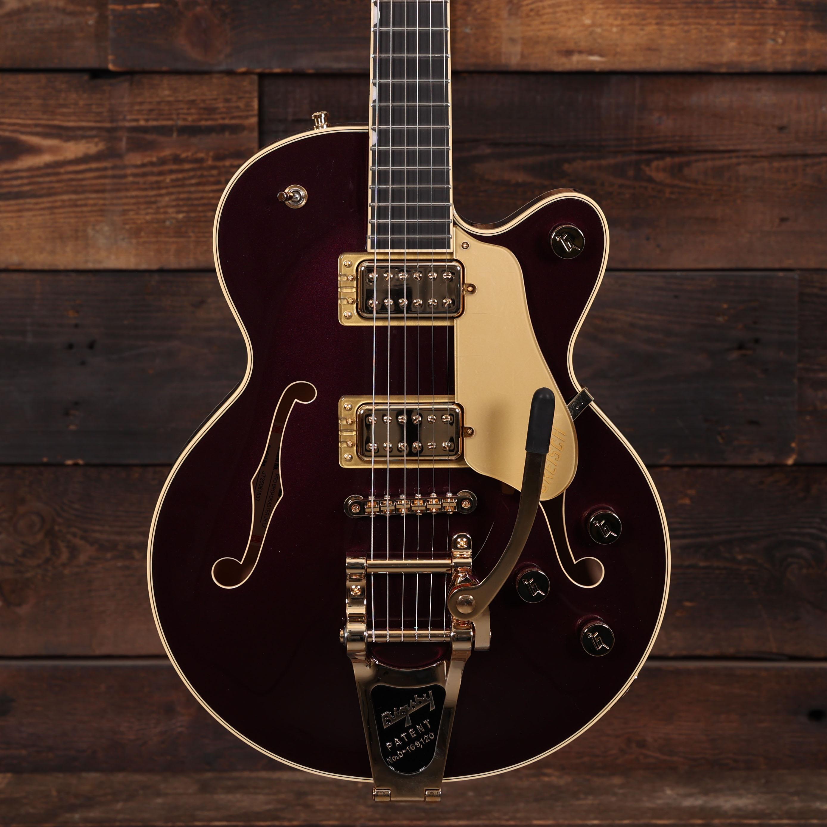 Gretsch Broadkaster Jr LX Center Block Bigsby Guitar In Blackberry
